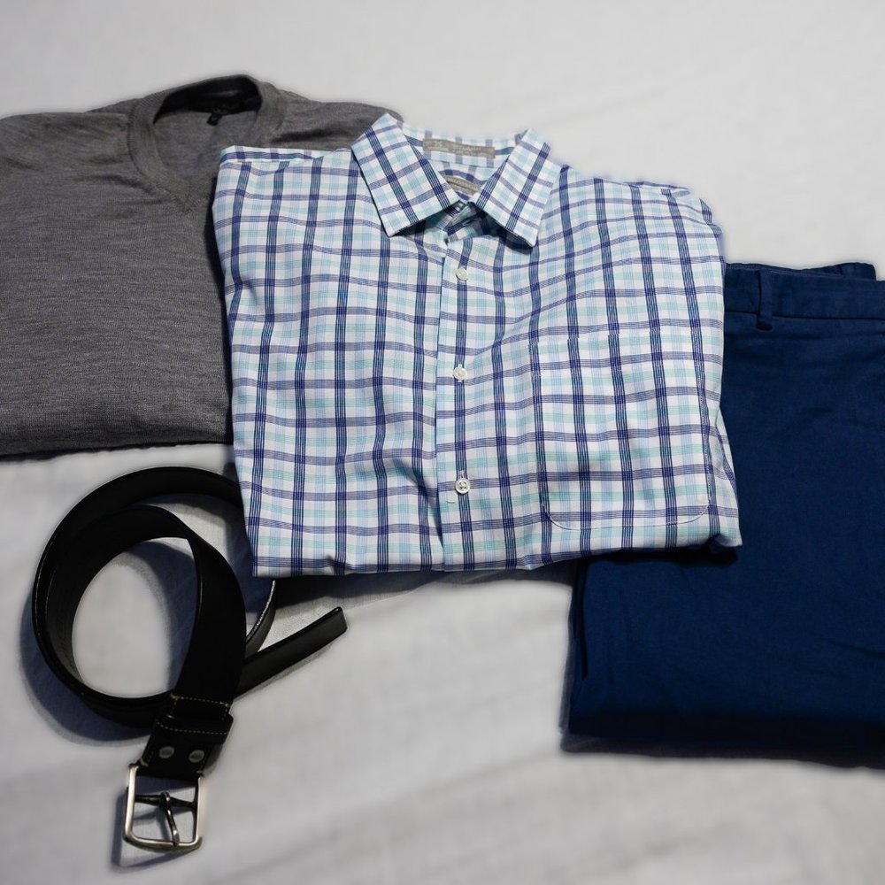 Nordstrom Trim Fit Check shirt